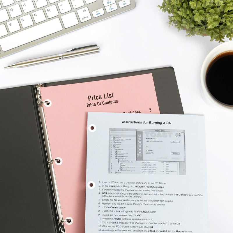 Avery Self-Adhesive Hole Reinforcement Stickers, 1/4"" Diameter Hole Punch Reinforcement Labels, White, Non-Printable, 1,000 Labels Per Pack, 2-Pack, 2,000 Labels Total (5615) - Image 3